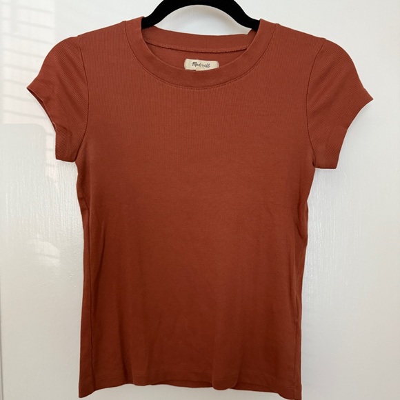 Madewell coral tee - Picture 1 of 2